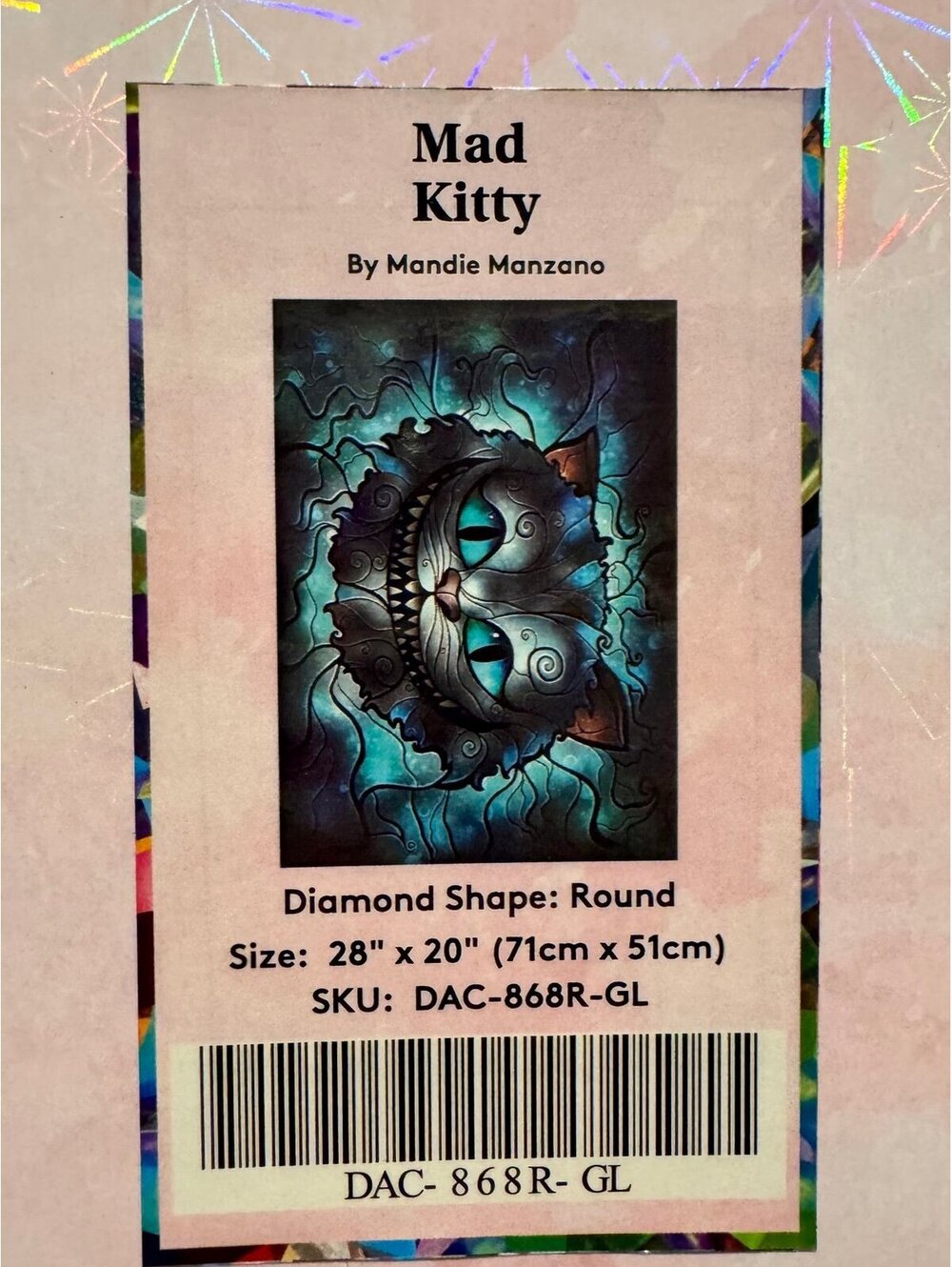 Mad Kitty by Mandie Manzano - Diamond art club